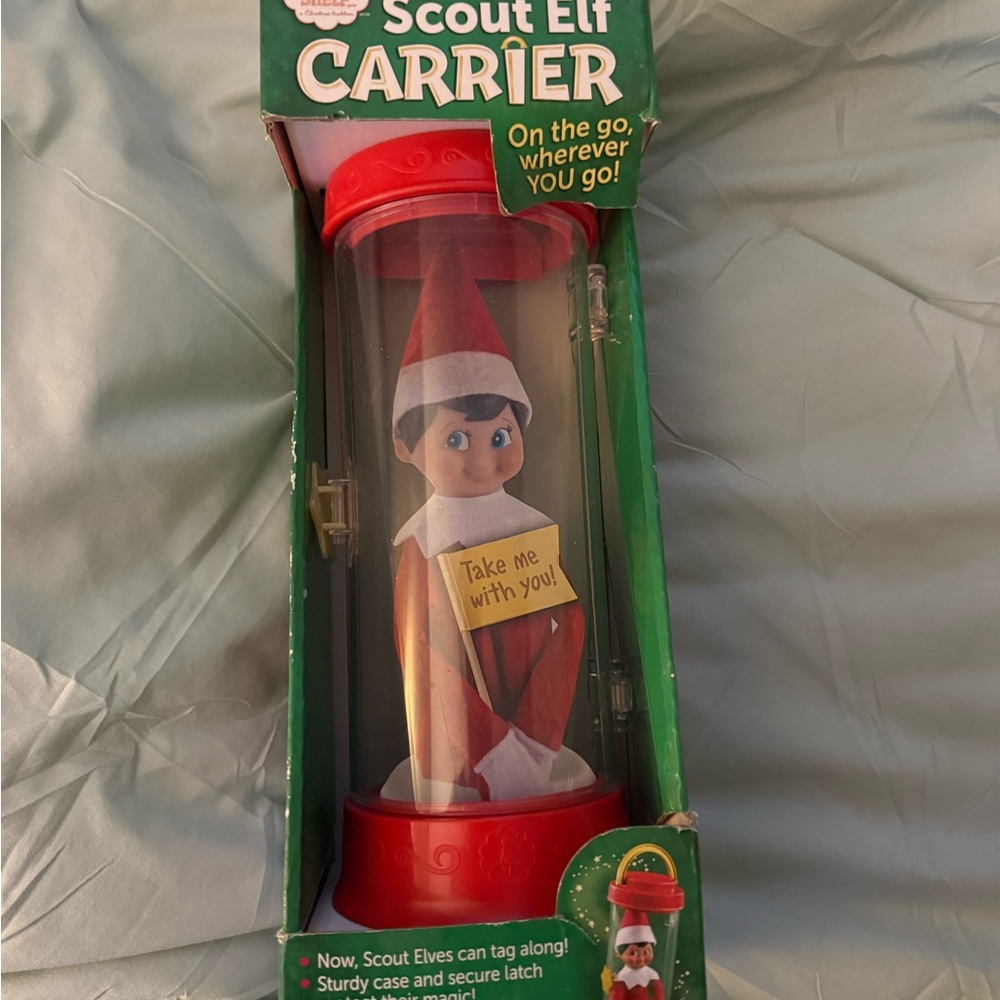 Scout Elf Carrier with Red and Green Design